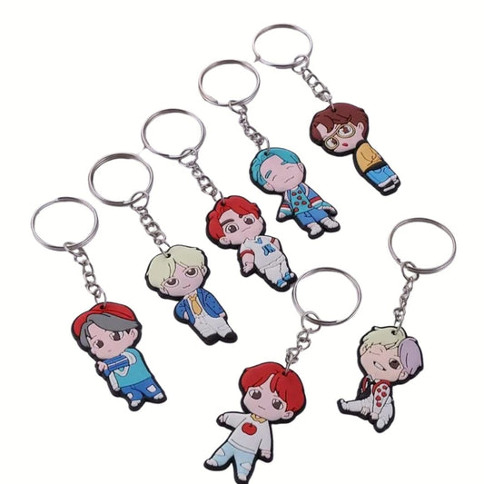 Tiny tan keyrings BTS